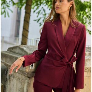 Ensemble - Veste Rouge Femme